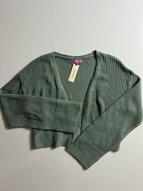 NWT mi ami Francesca’s Cardigan, Green, Size M